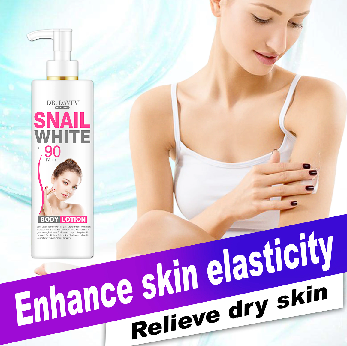 DAVEY SNAIL WHITE BEAUTY LOTION 500ml